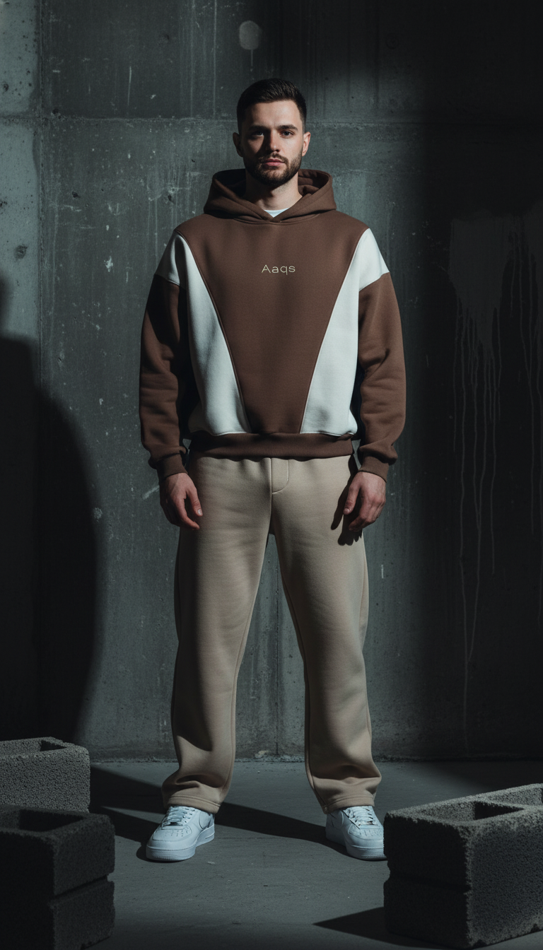 Brown Off-White Hoodie