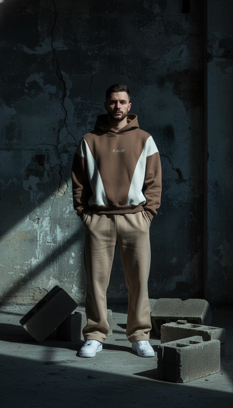 Brown Off-White Hoodie