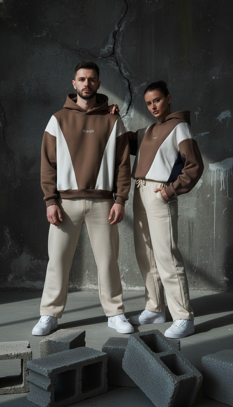 Brown Off-White Hoodie