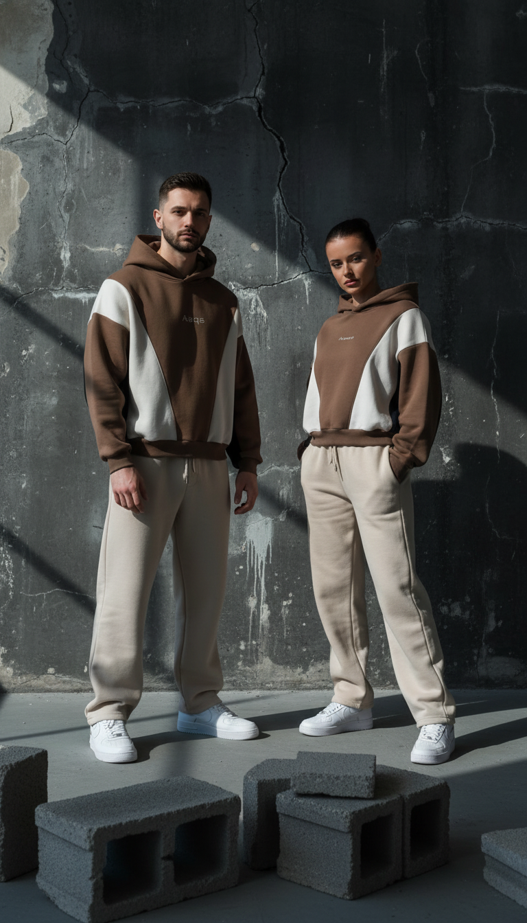 Brown Off-White Hoodie