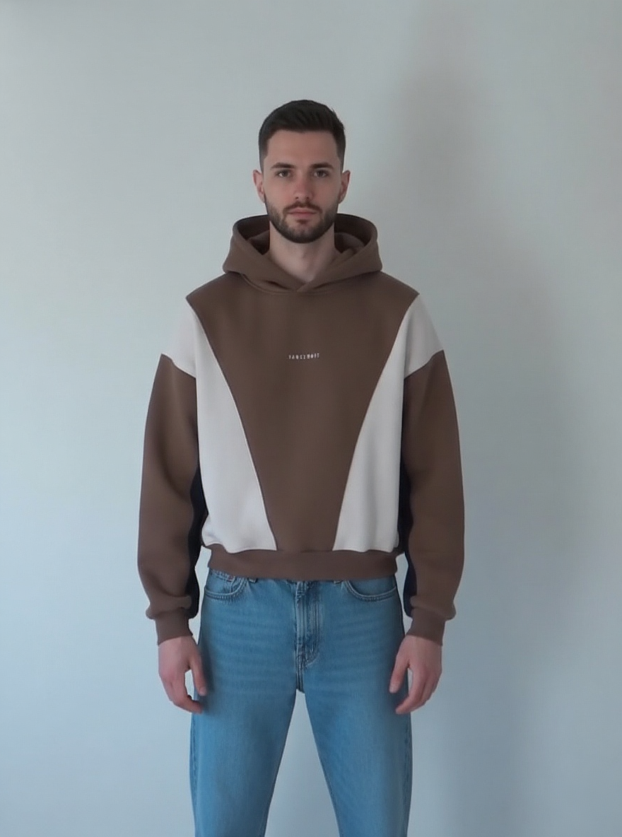 Green - White Hoodie