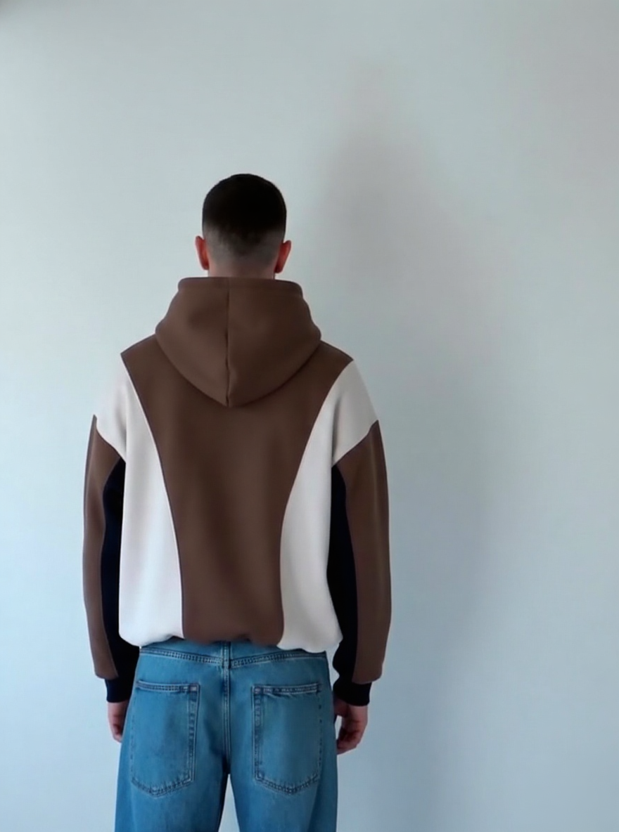 Green - White Hoodie